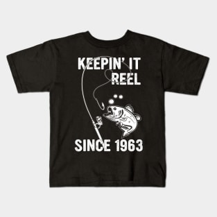 Keepin It Reel Since 1964 60th birthday born in 1964 Kids T-Shirt